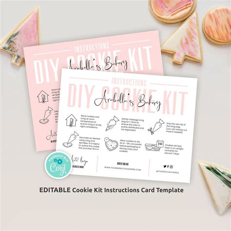 Printable Cookie Decorating Instructions に対する画像結果