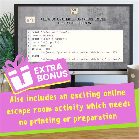 Image result for Introduction to Programming Worksheets