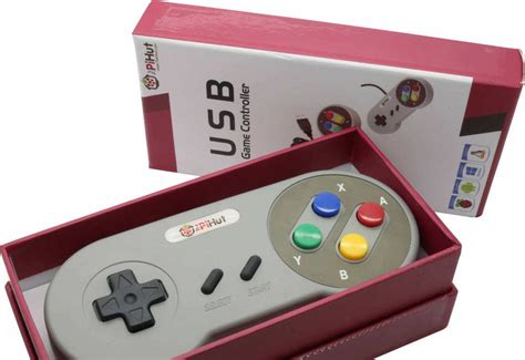 SNES-style Raspberry Pi Compatible USB Gamepad /Controller– The Pi Hut
