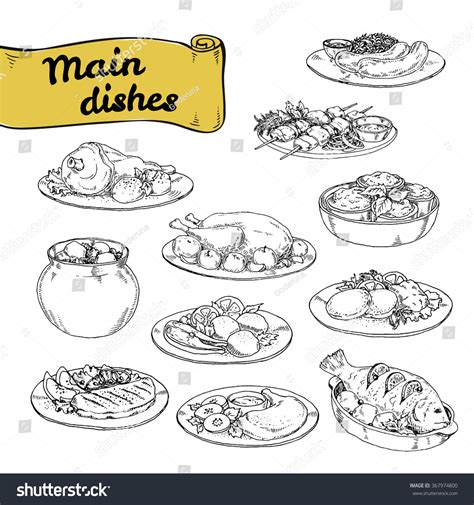 Image result for Main Course Cartoon Images