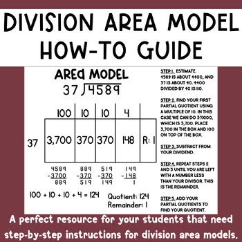 Image result for How to Do Area Model Division