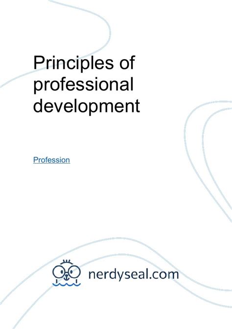 Image result for Principles of Professional Development