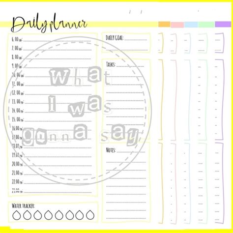 Afbeeldingsresultaten voor Colour Homework Planner Printable