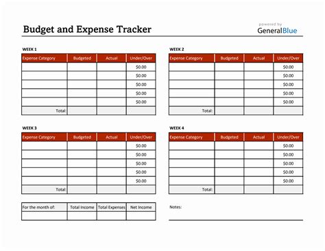 Budget Expense Tracker Excel and Query に対する画像結果