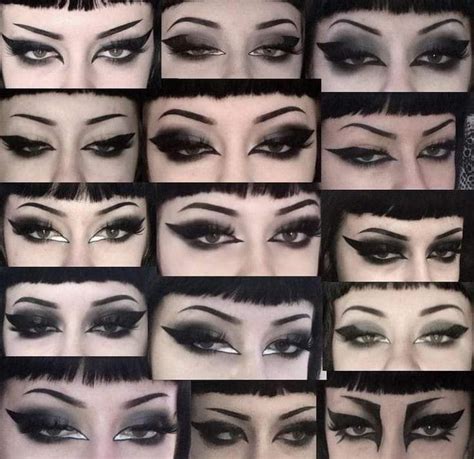 Image result for Gothic Eye Makeup