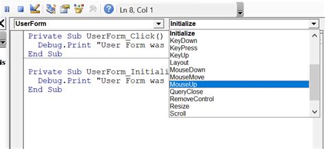 Image result for Excel VBA Userform Control Reorder