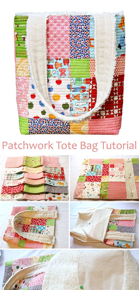 Image result for Quilted Patchwork Tote Bag Tutorial