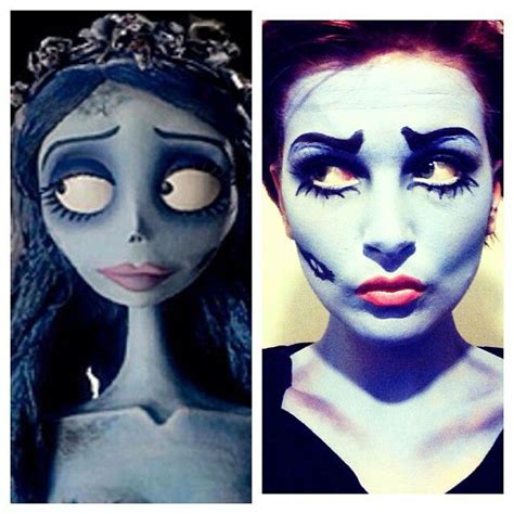 Image result for The Corpse Bride Fancy Dress Makeup