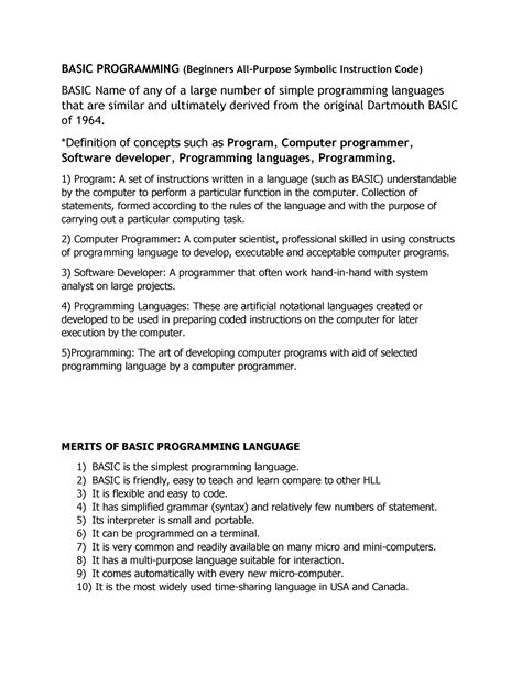 Image result for Basic Programming Commands