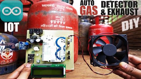Image result for Gas Detector System Arduino Project with Fan