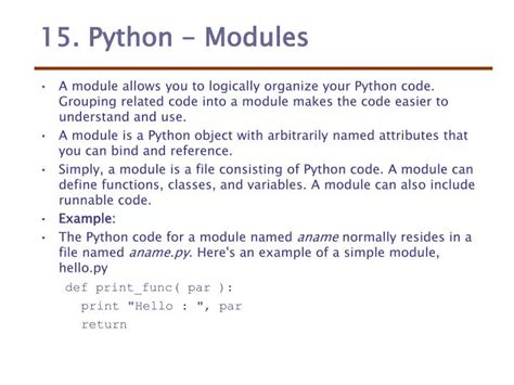 Image result for Python External Modules List