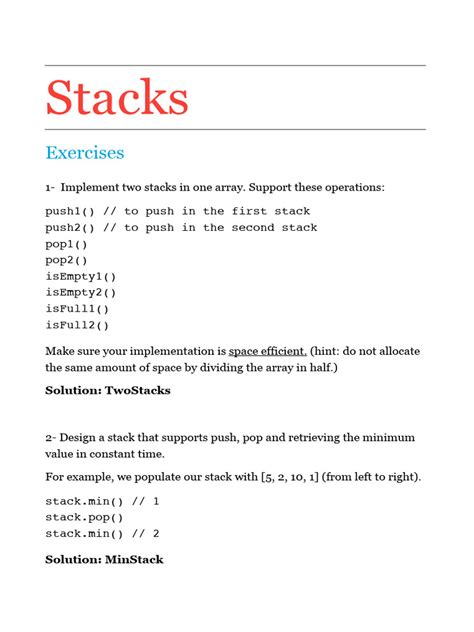 Image result for Stack and Operations Worksheet