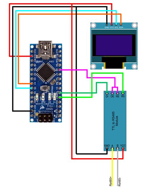 Image result for Arduino Modbus Wiring