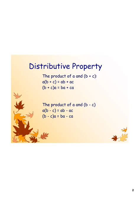 Distributive Property Long Way に対する画像結果