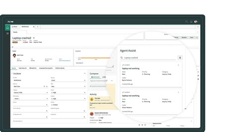 Toradh íomhá ar ServiceNow Workspace Examples
