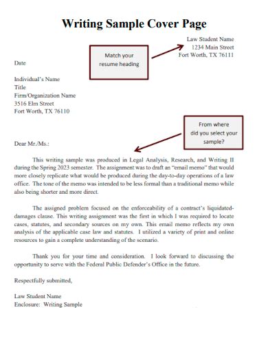 Image result for Examples of Writing Samples