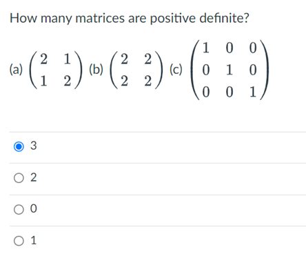 Image result for How to Know If a Matrix Is Positive Definite