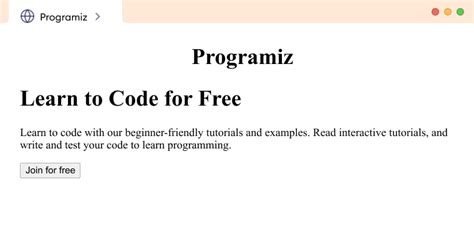 Image result for An Example of a HTML Program