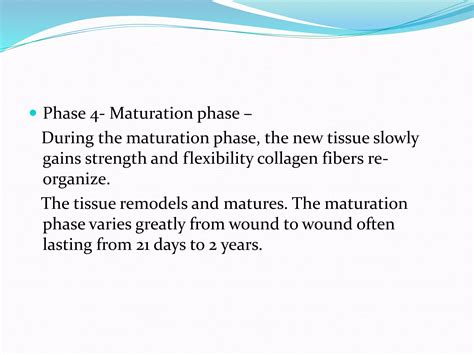 Image result for Wound Maturation Phase Example