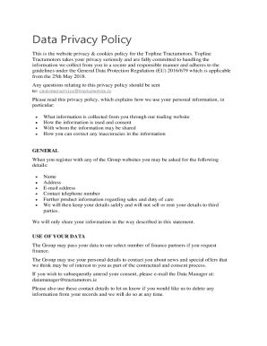 Image result for Website Privacy Policy Sample