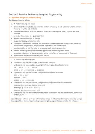 Image result for Caie O Level Computer Science Notes PDF