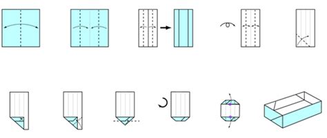Rectangle Foldable Box Origami に対する画像結果