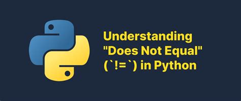 Toradh íomhá ar Python String Not Equal
