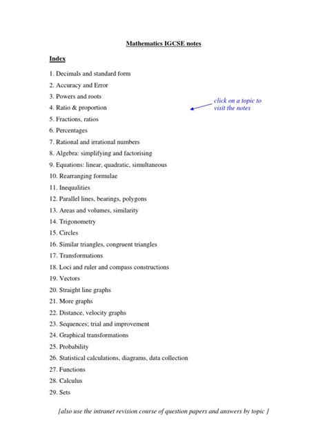 Image result for Maths O Level Notes