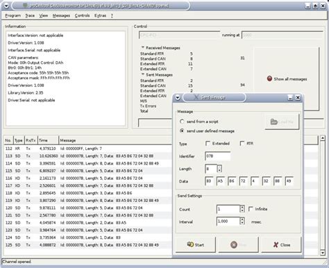 Analyzer CAN-BUS に対する画像結果