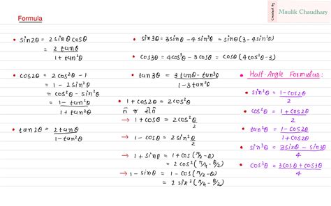 Image result for Add Math Trigonometry Formula
