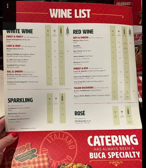 Toradh íomhá ar Buca Di Beppo Menu