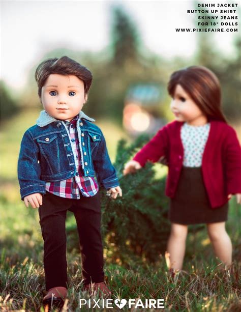 Free Patterns for Denim Jacket Doll に対する画像結果