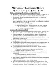 Toradh íomhá ar Microbiology Lab Exam One