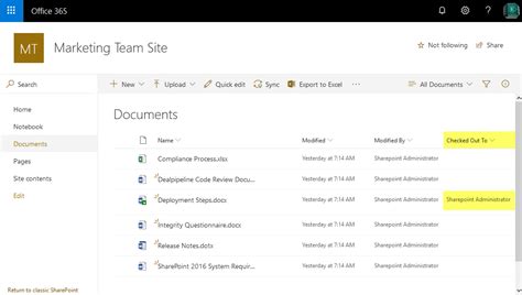 Toradh íomhá ar SharePoint Check Out