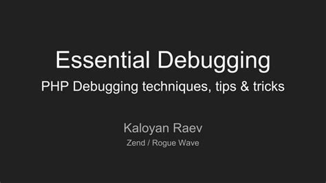 Image result for PHP Debugging Tutorial