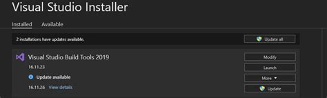 Image result for Visual Studio Installer Update Failed