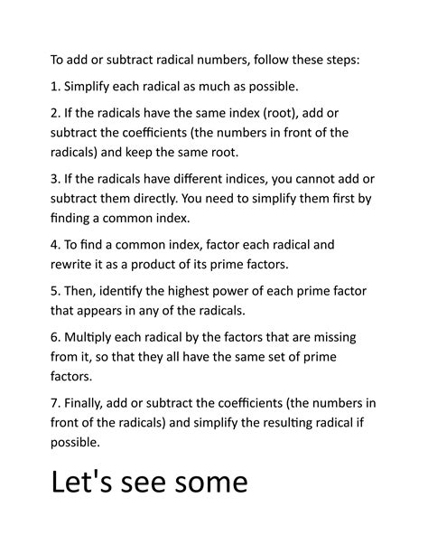 Image result for Adding and Subtracting Radical Expressions Worksheets