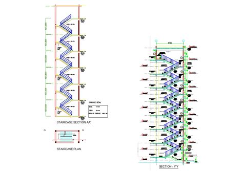 AutoCAD Dynamic Block Stair Section に対する画像結果