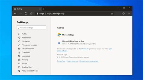 Image result for Update Edge Browser Windows 10
