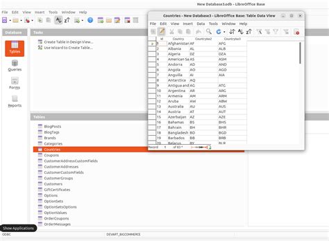 Toradh íomhá ar ODBC Linux