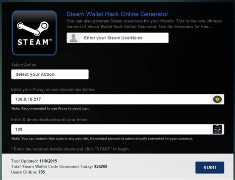 Steam Wallet Code Generator に対する画像結果