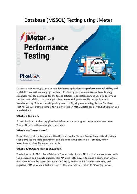 Toradh íomhá ar Database Load Testing