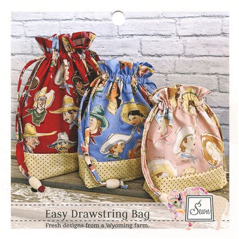Image result for Easy Drawstring Bag Pattern Free
