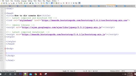 Image result for How to Create Div In.html
