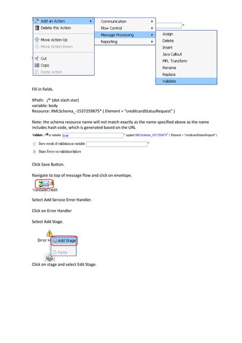 Oracle OSB Processes に対する画像結果
