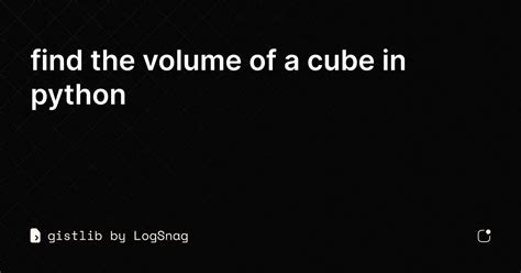 Image result for Python Cube Formula