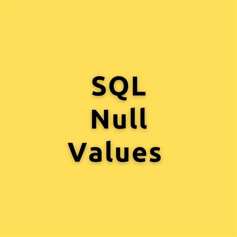 Image result for True and Null SQL