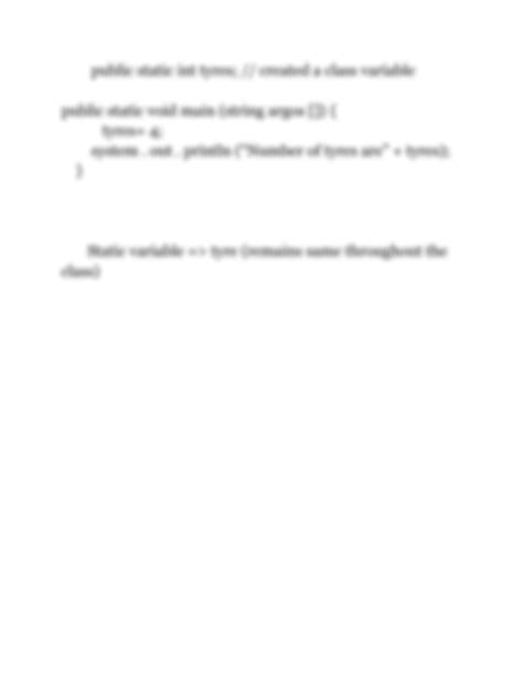 Image result for Member Variables Child Class Java