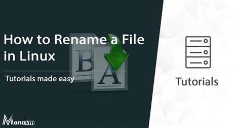 Image result for Linux How to Rename a File