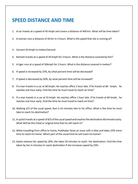 Mathspad Speed Distance Time Quiz Answers に対する画像結果